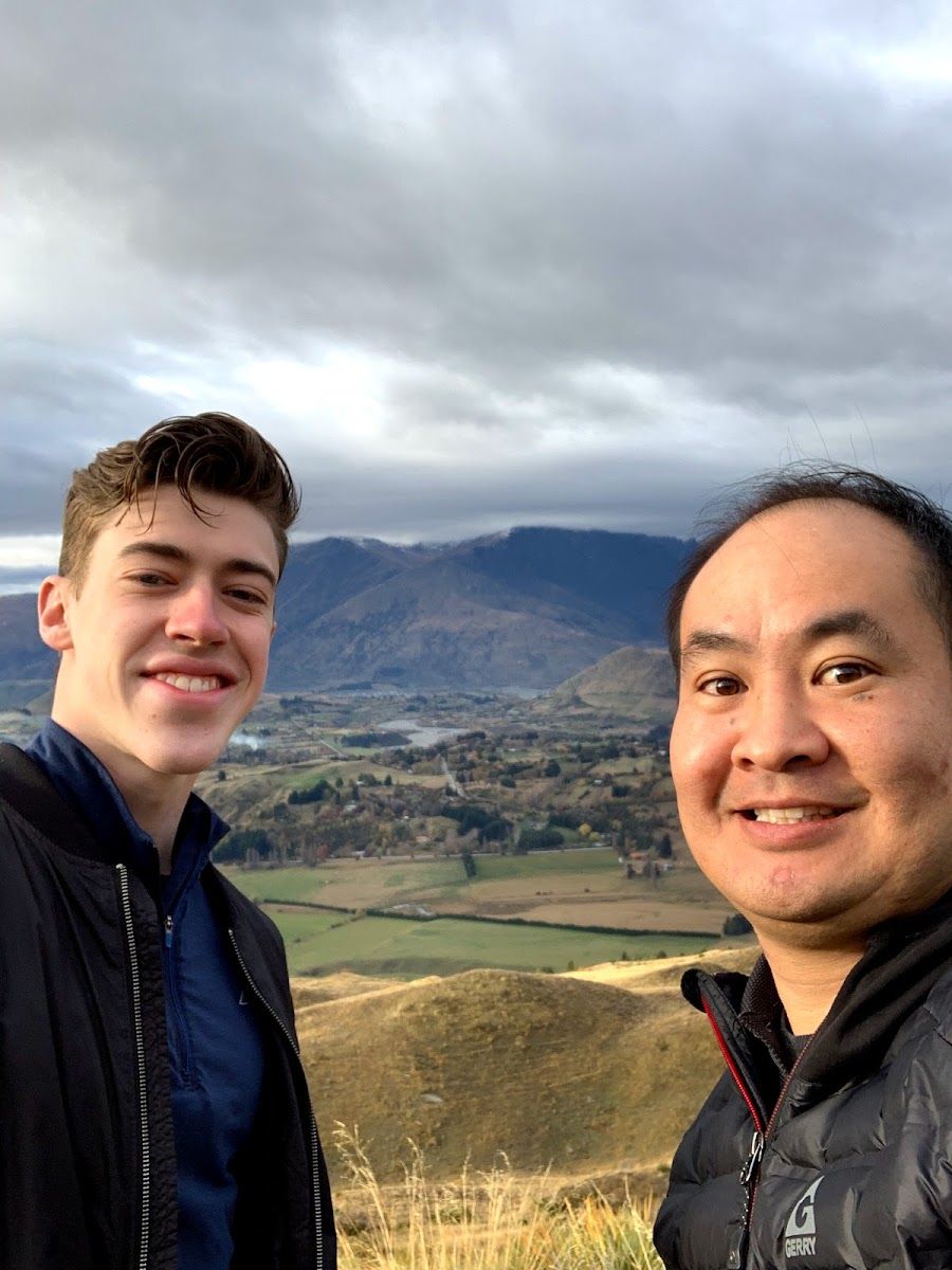Dennis Yu with Kurtis Daems