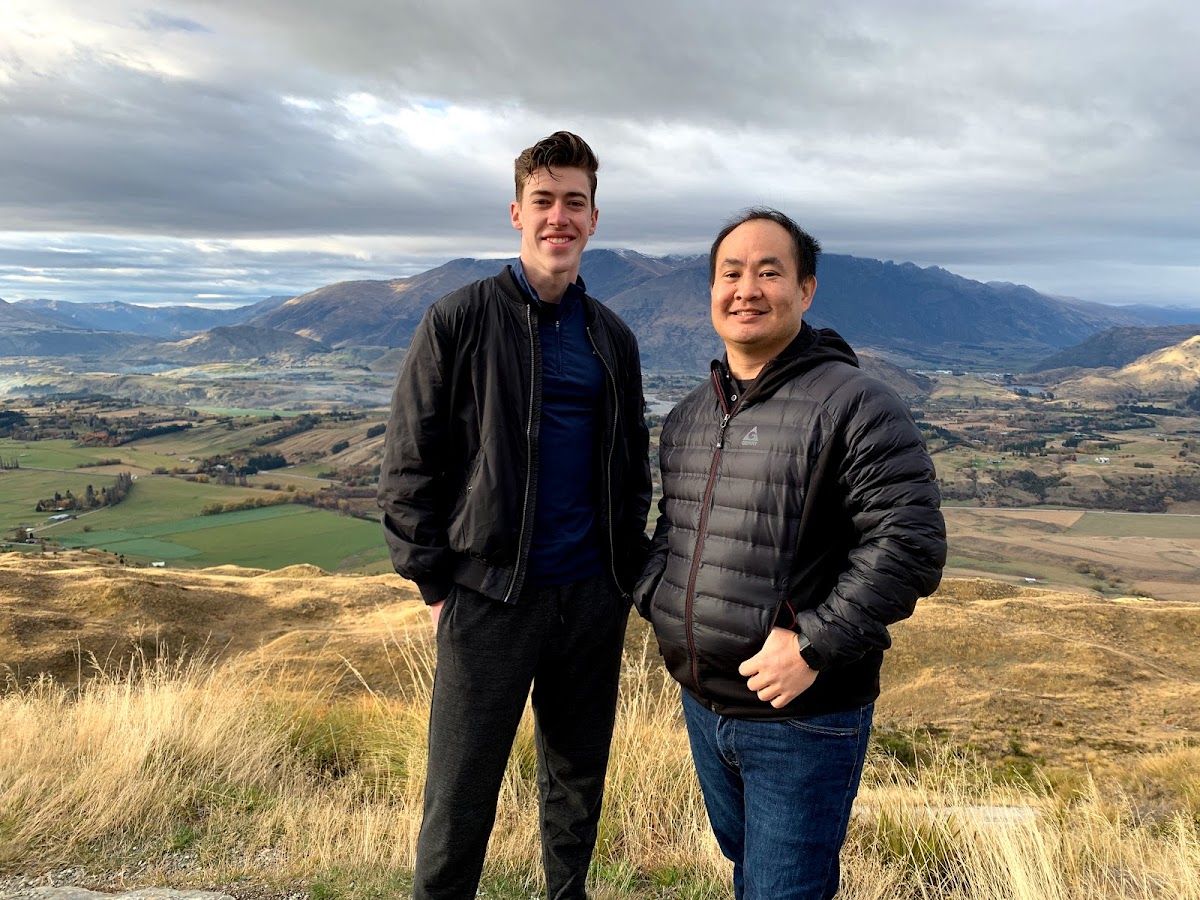 Dennis Yu with Kurtis Daems