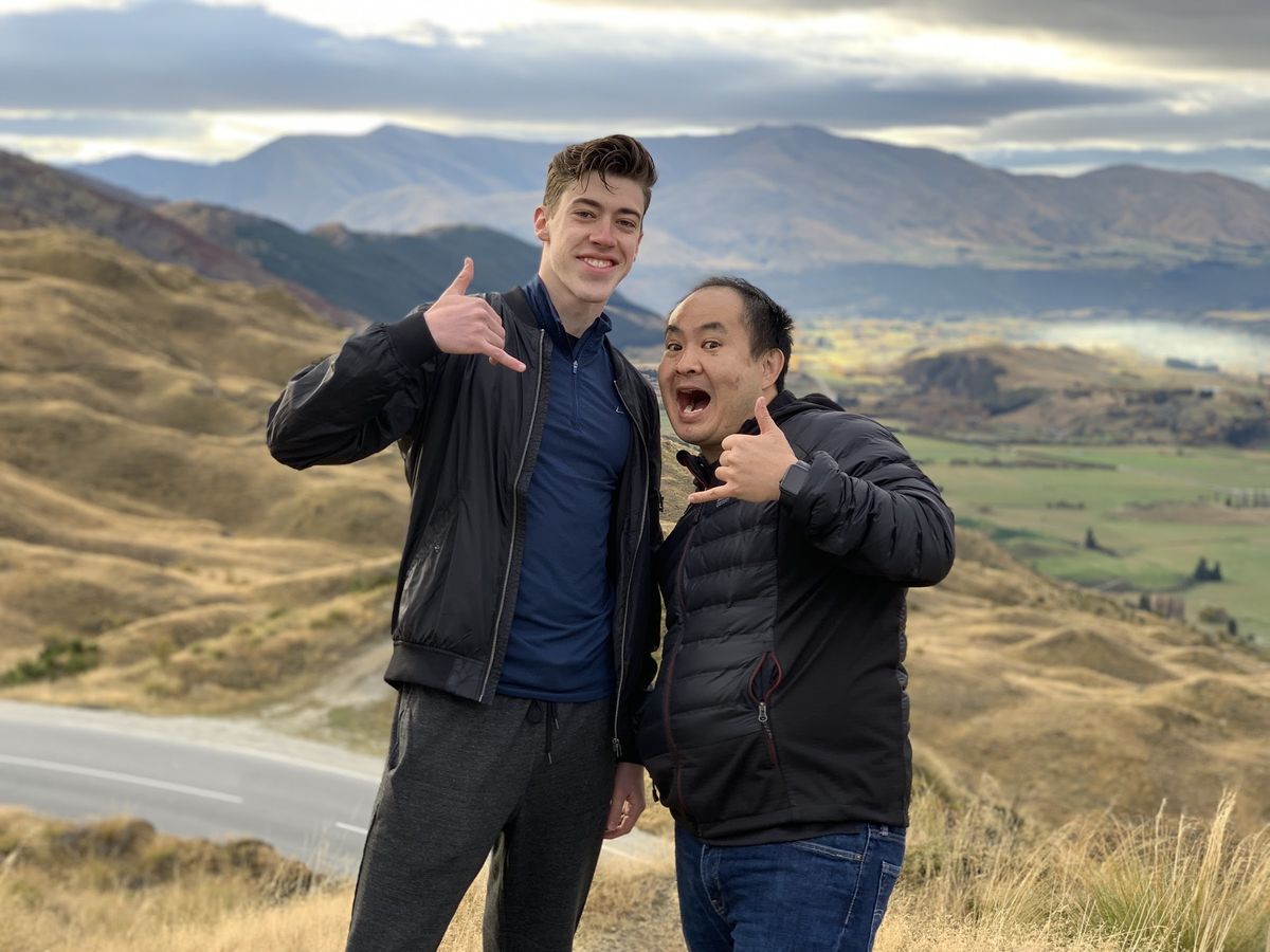 Dennis Yu with Kurtis Daems