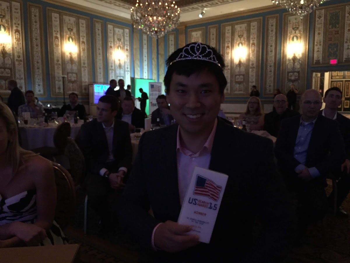Dennis Yu with Larry Kim