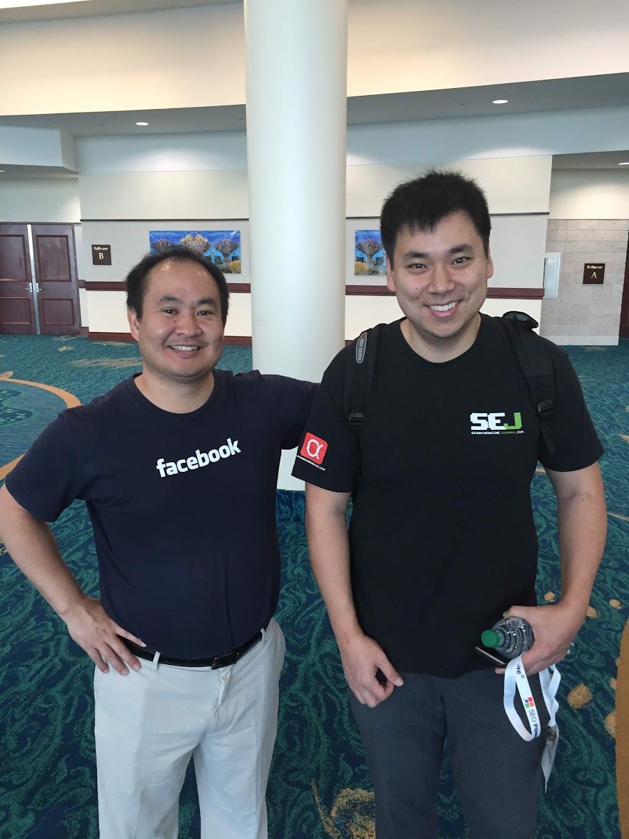 Dennis Yu with Larry Kim