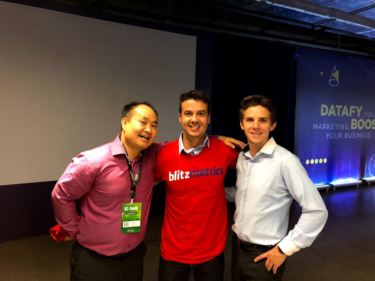 Dennis Yu with Logan Young