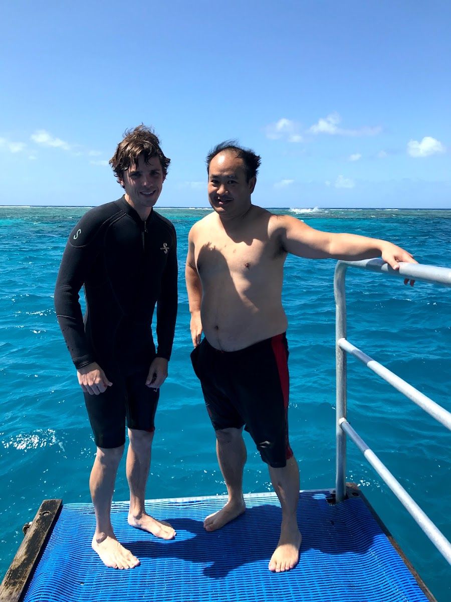 Dennis Yu with Logan Young