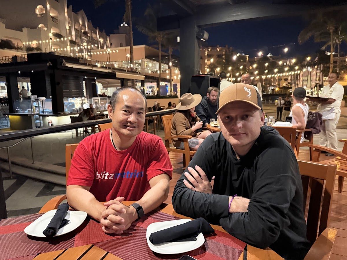 Dennis Yu with Marko Sipila