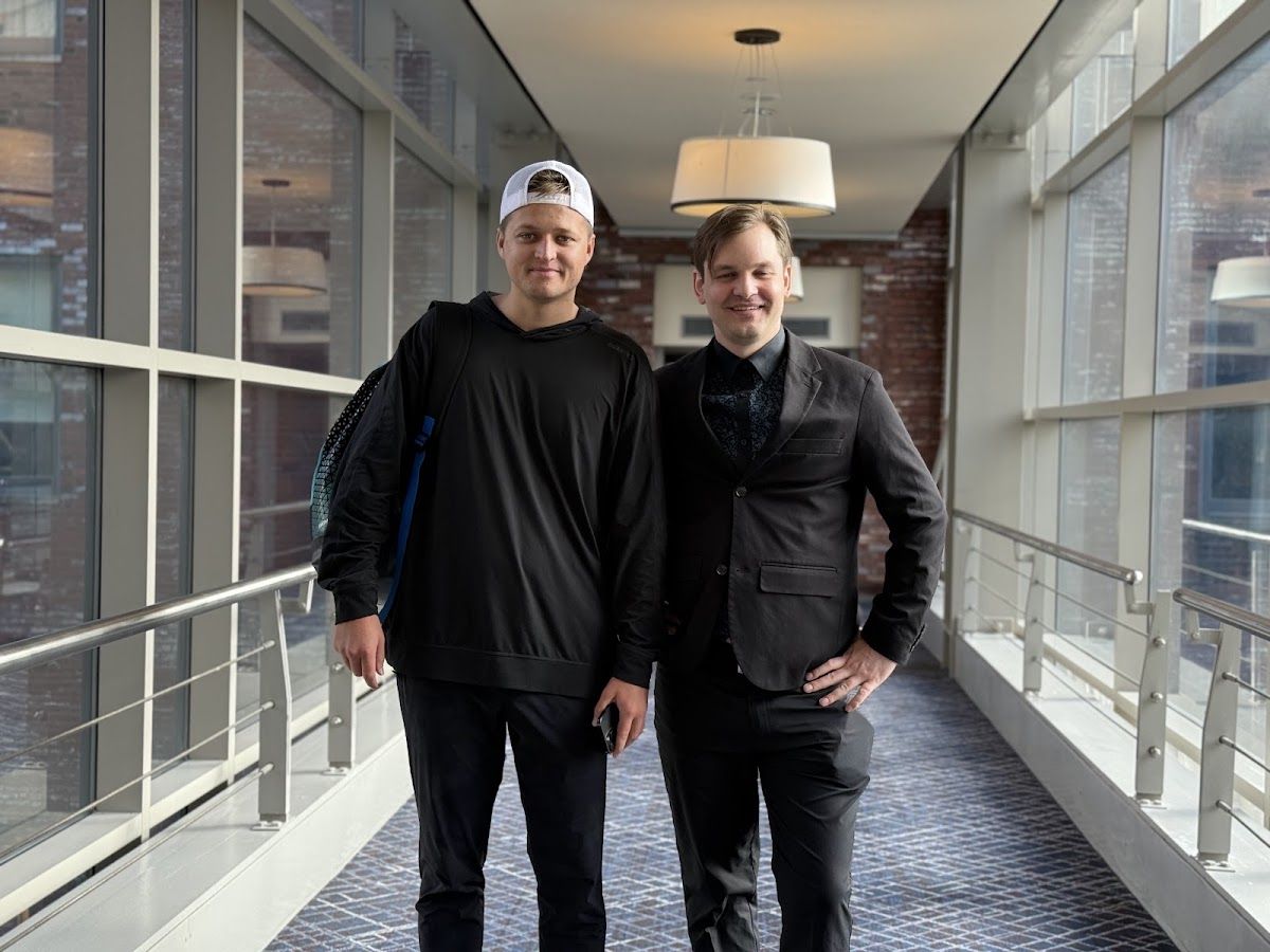 Dennis Yu with Marko Sipila