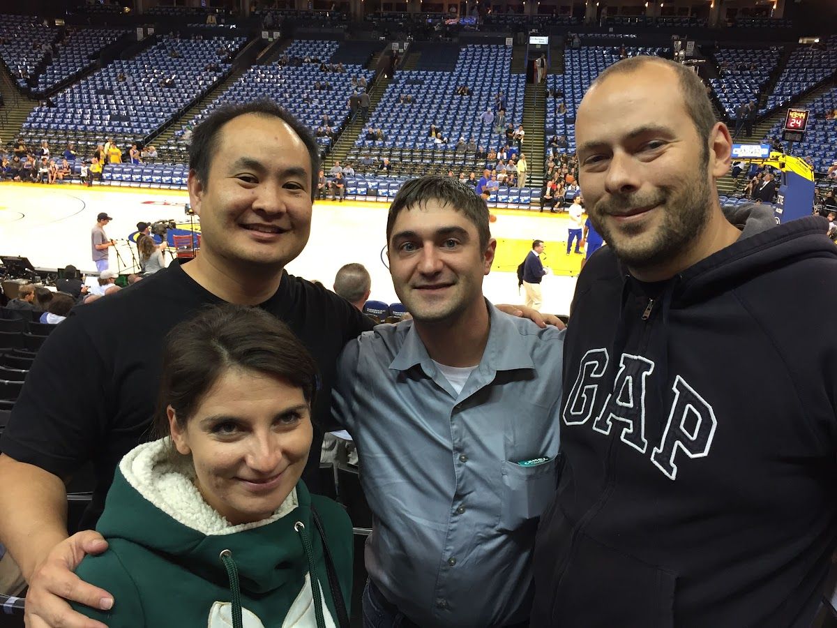 Dennis Yu with Massimo Cheriuzzi