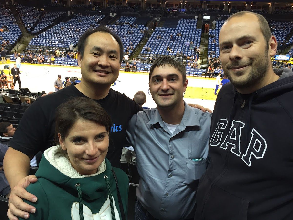 Dennis Yu with Massimo Cheriuzzi