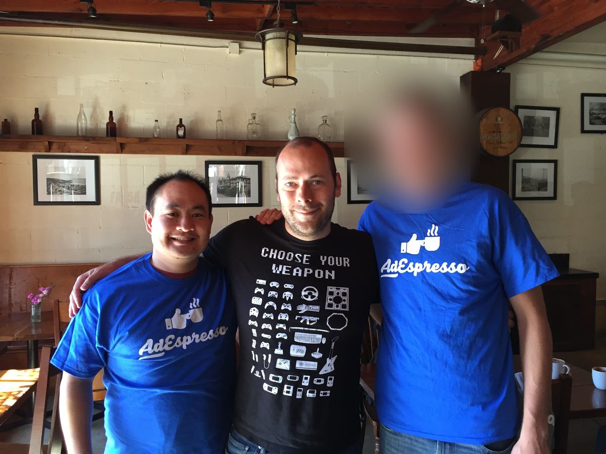 Dennis Yu with Massimo Cheriuzzi