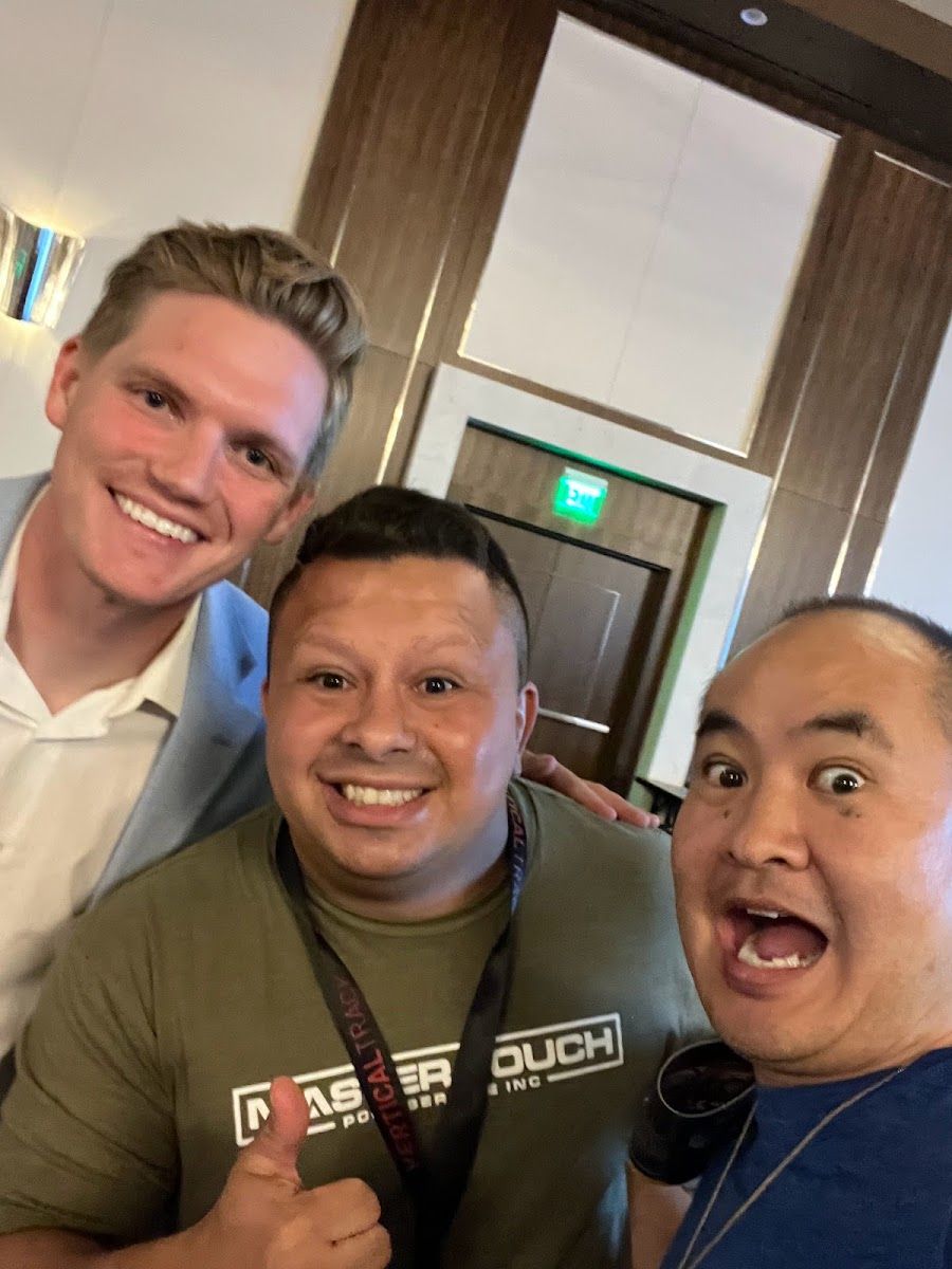 Dennis Yu with Nilson Silva