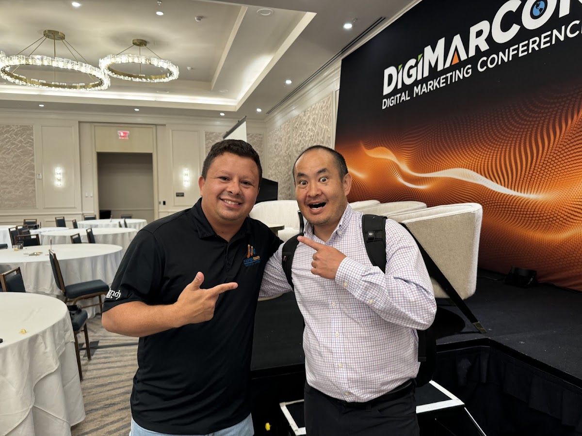 Dennis Yu with Nilson Silva