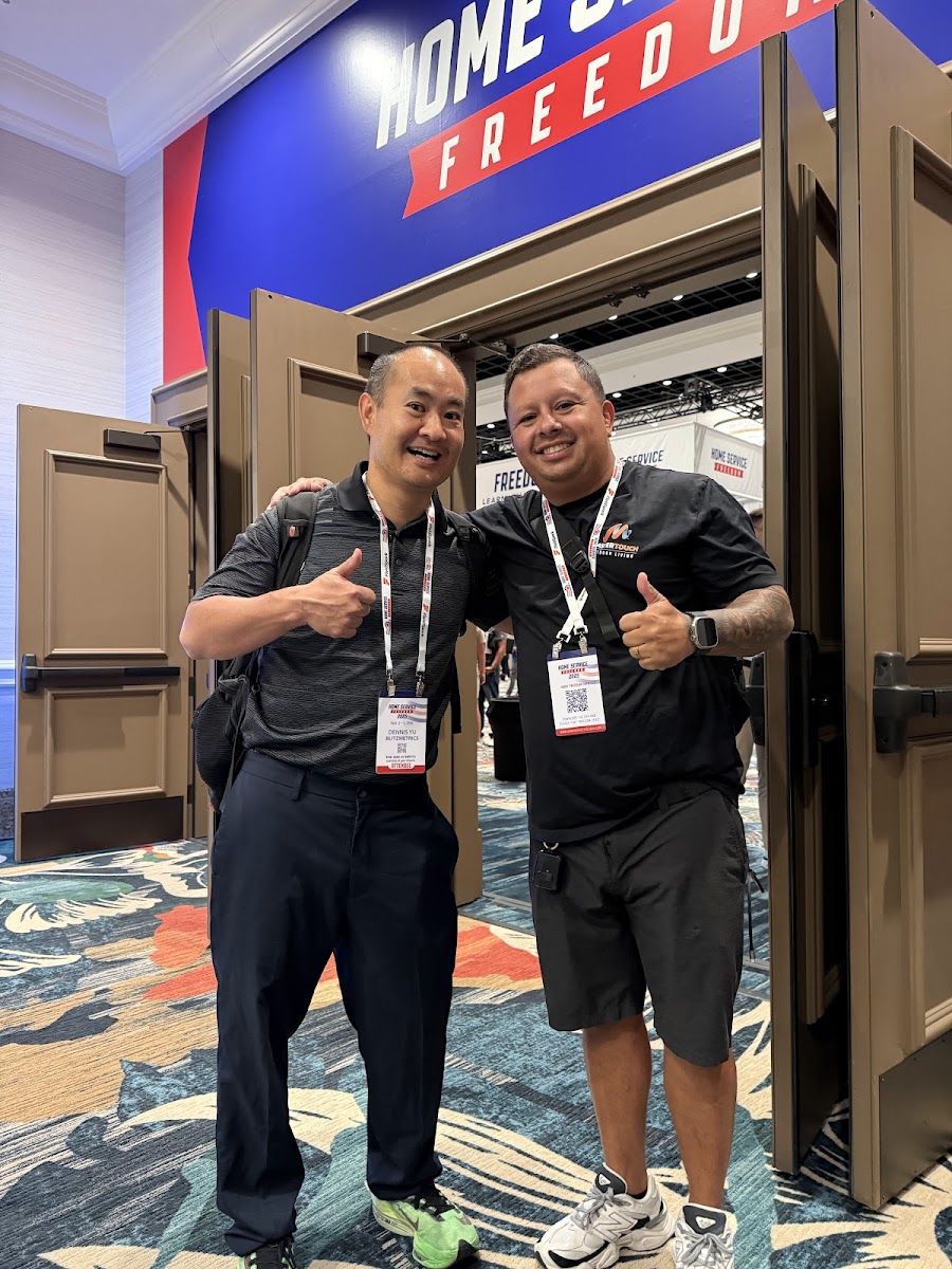 Dennis Yu with Nilson Silva