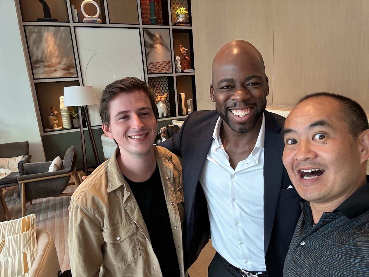 Dennis Yu with Parker Nathans