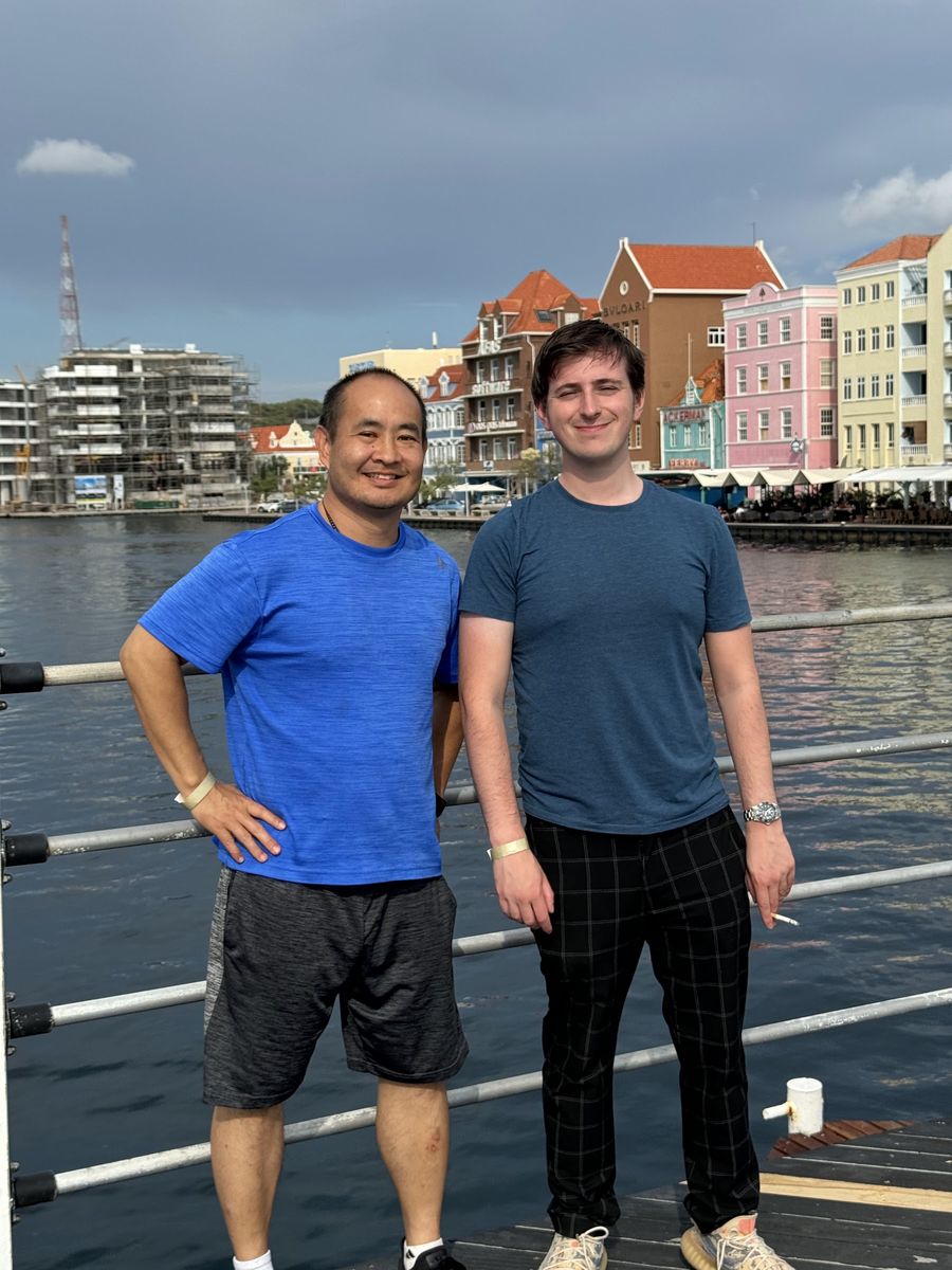 Dennis Yu with Parker Nathans