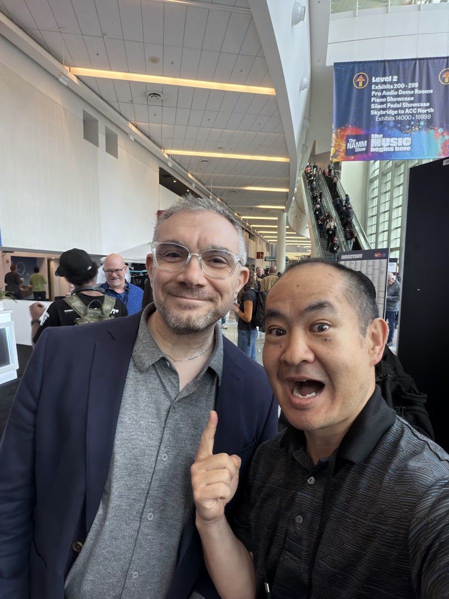 Dennis Yu with Phil Mershon