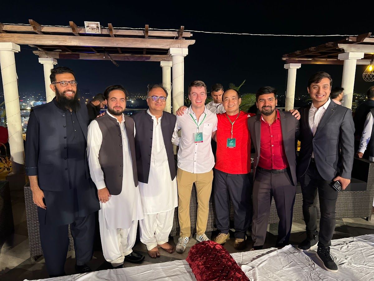Dennis Yu with Rehan Allahwala