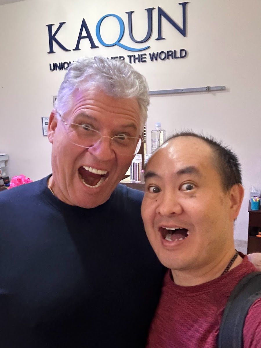 Dennis Yu with Robert Lyons