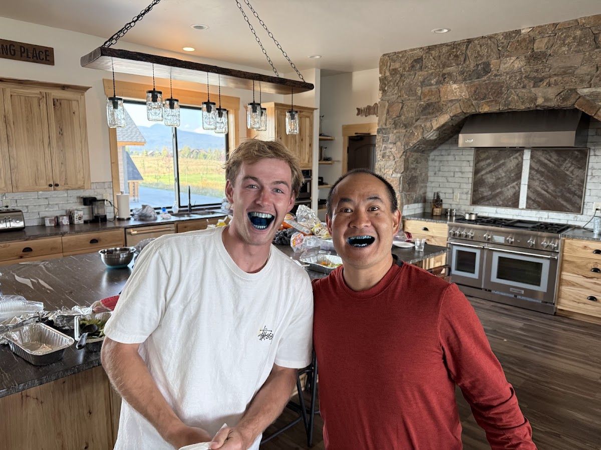 Dennis Yu with Sam McLeod