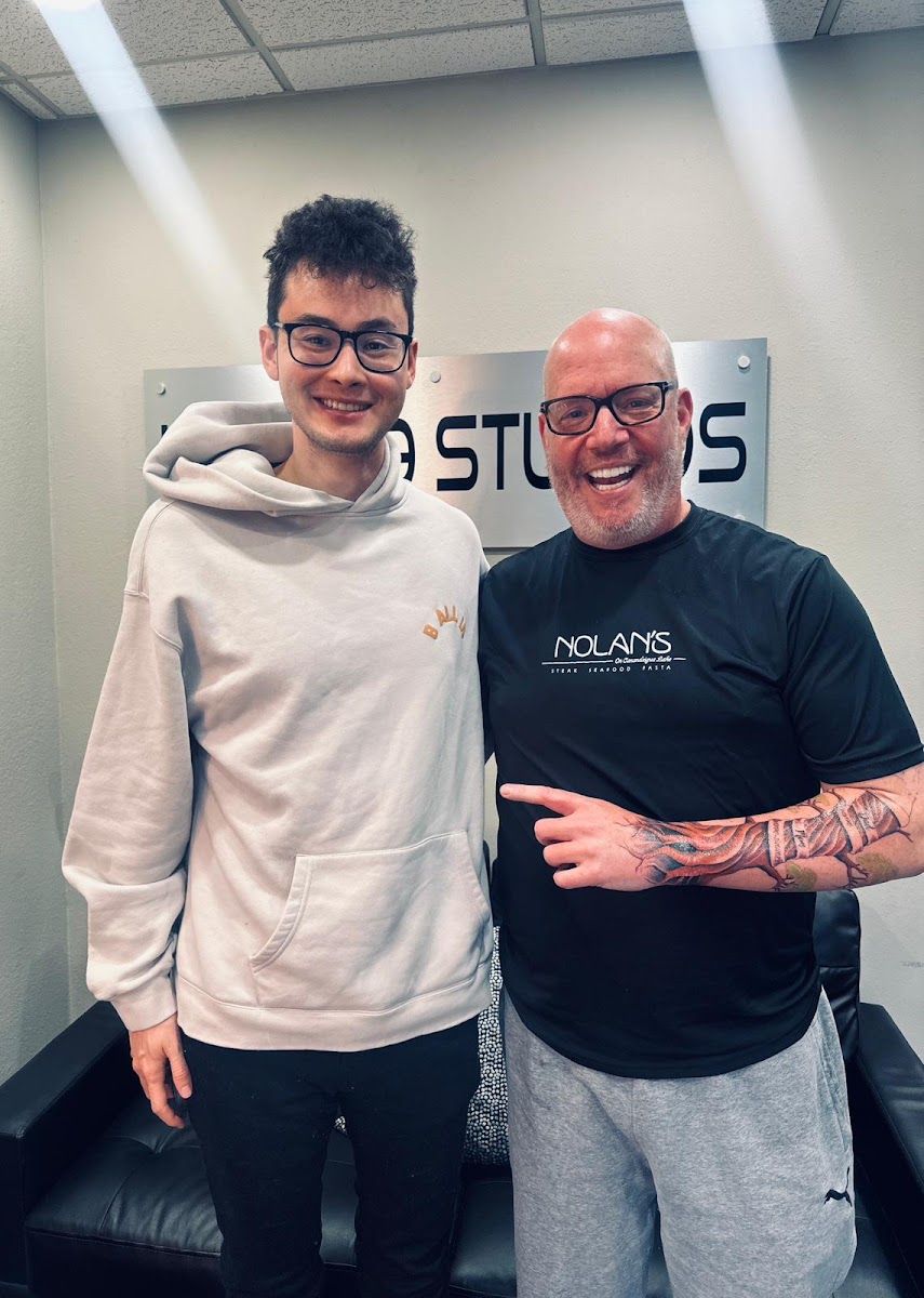 Dennis Yu with Sean Kelly