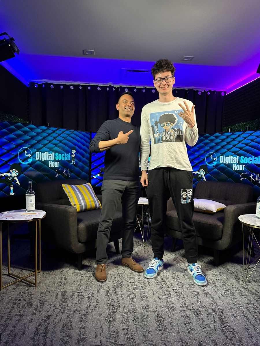 Dennis Yu with Sean Kelly