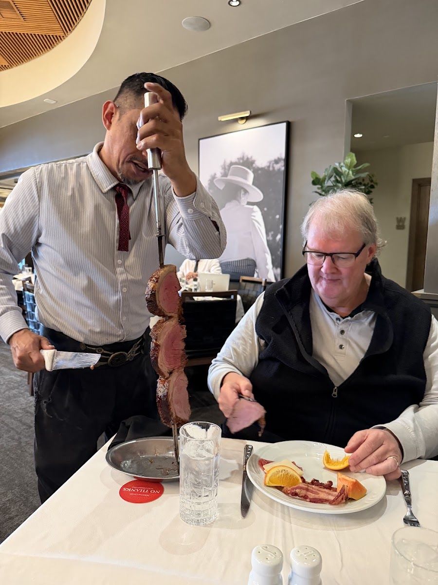 Dennis Yu with Tom Hawkins