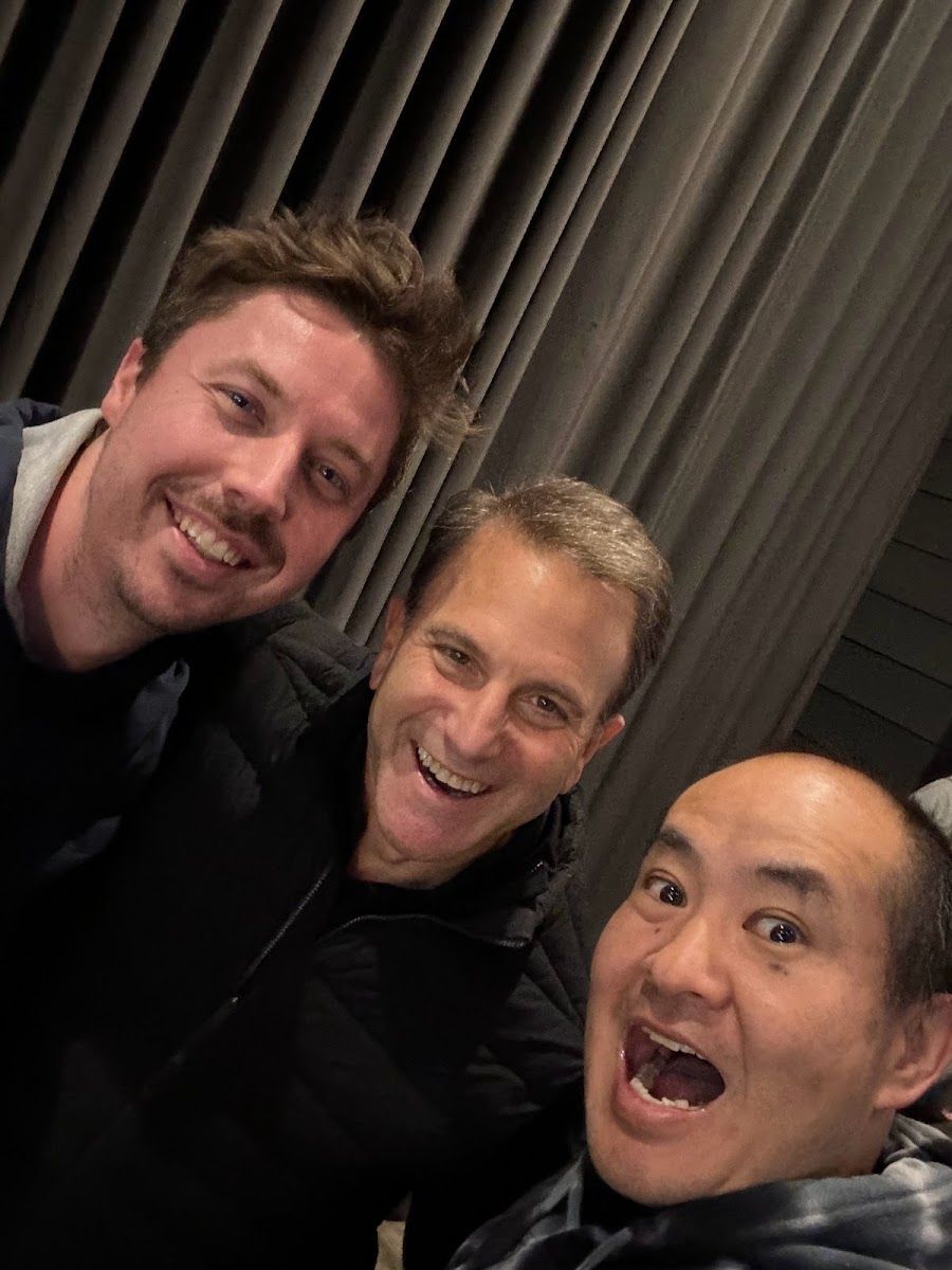 Dennis Yu with Tom Shipley