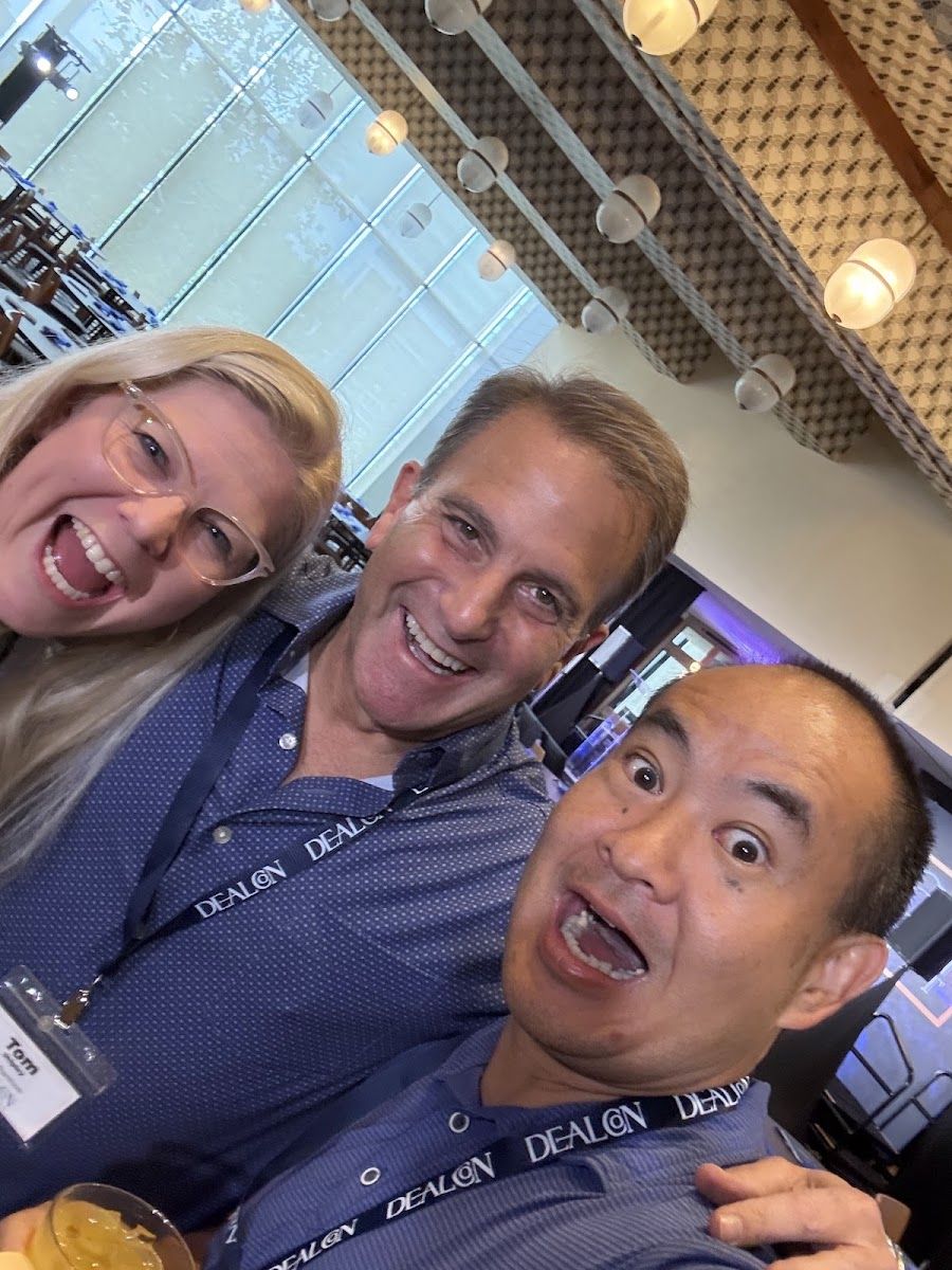 Dennis Yu with Tom Shipley