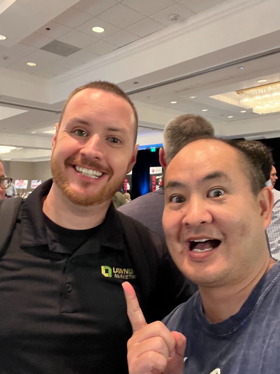 Dennis Yu with Tony Ricketts