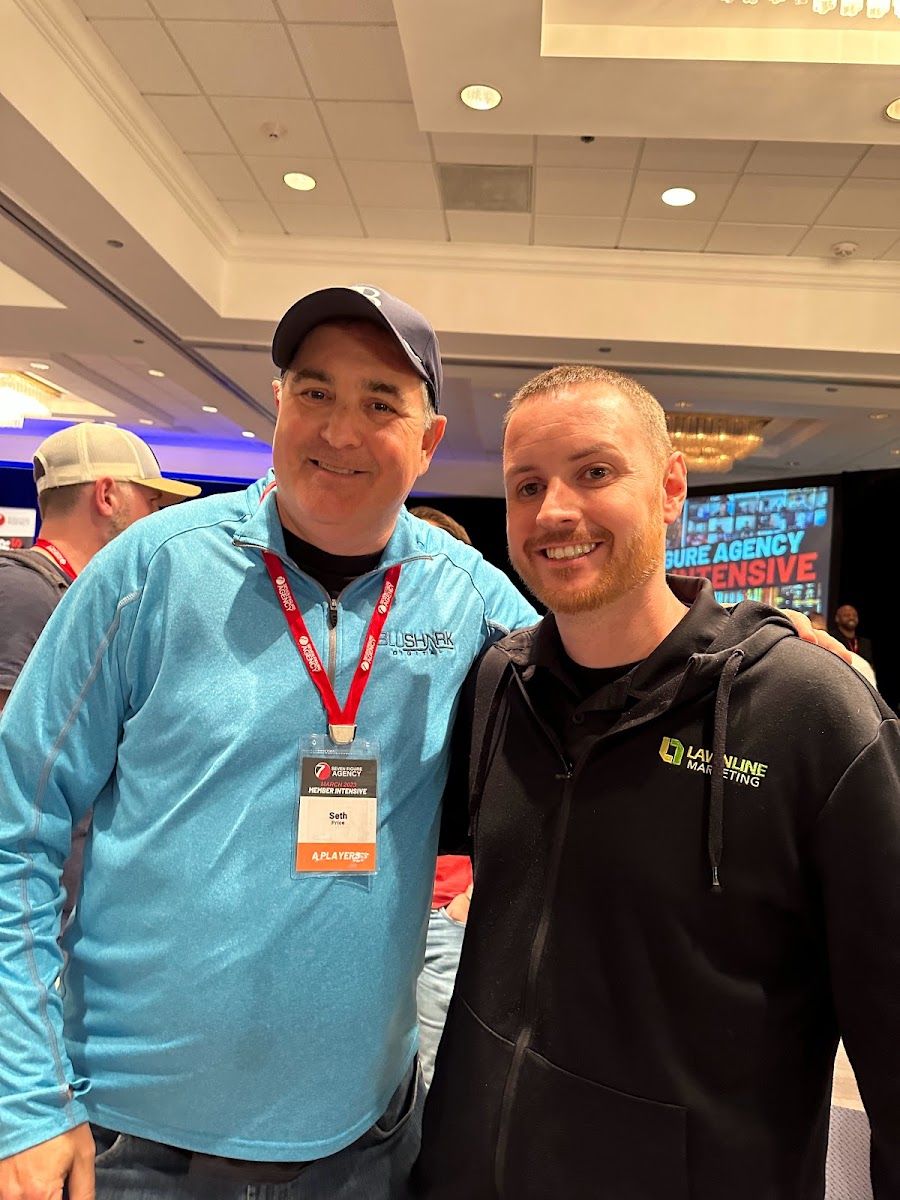 Dennis Yu with Tony Ricketts
