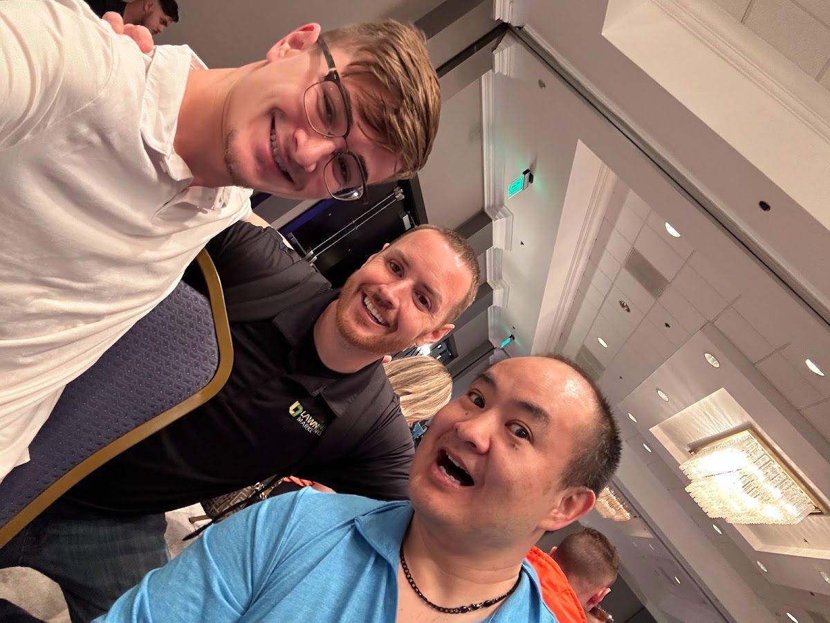 Dennis Yu with Tony Ricketts