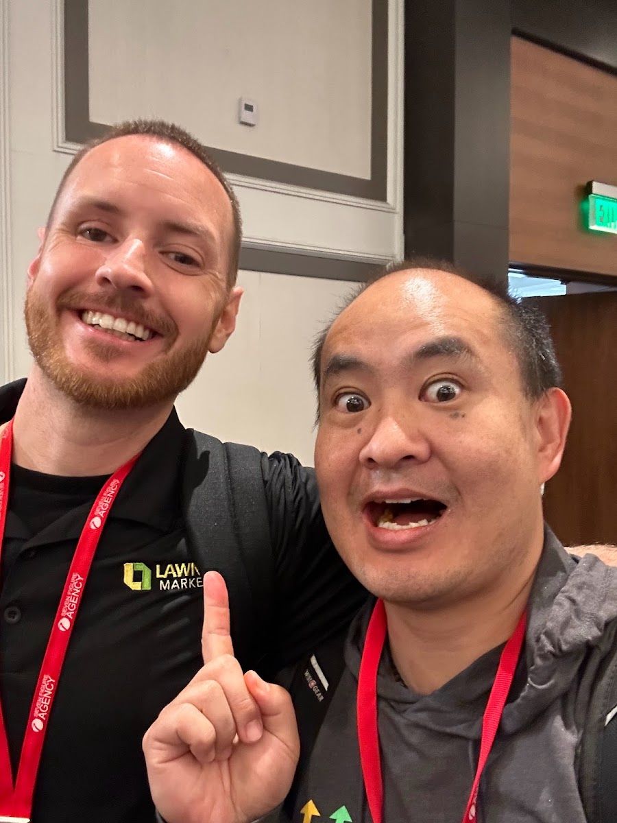 Dennis Yu with Tony Ricketts