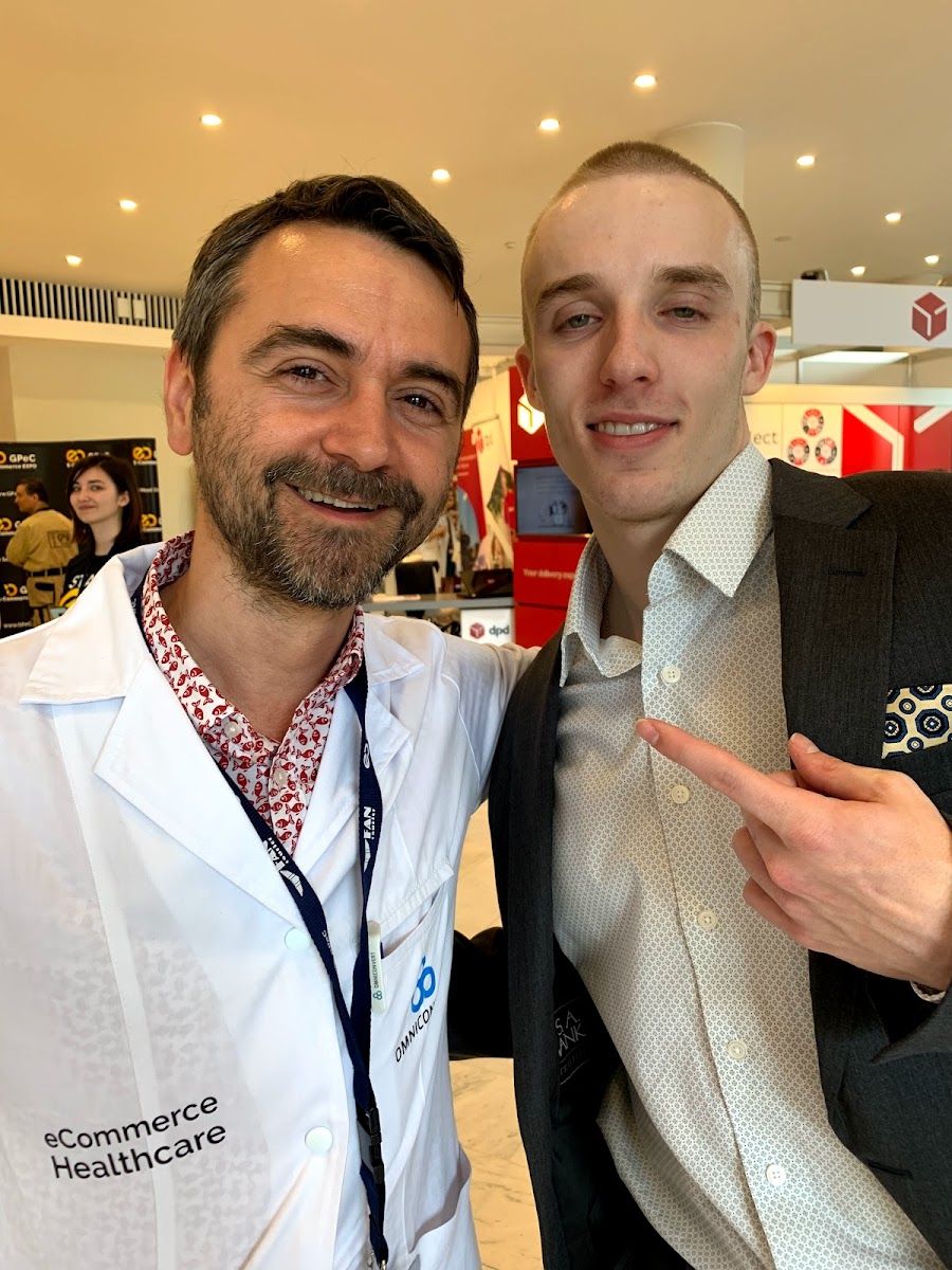 Dennis Yu with Valentin Radu