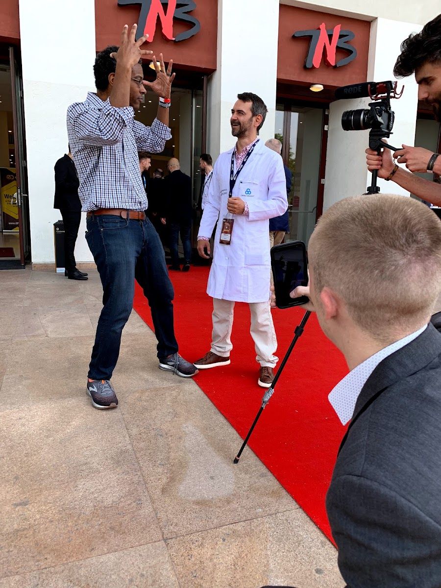 Dennis Yu with Valentin Radu