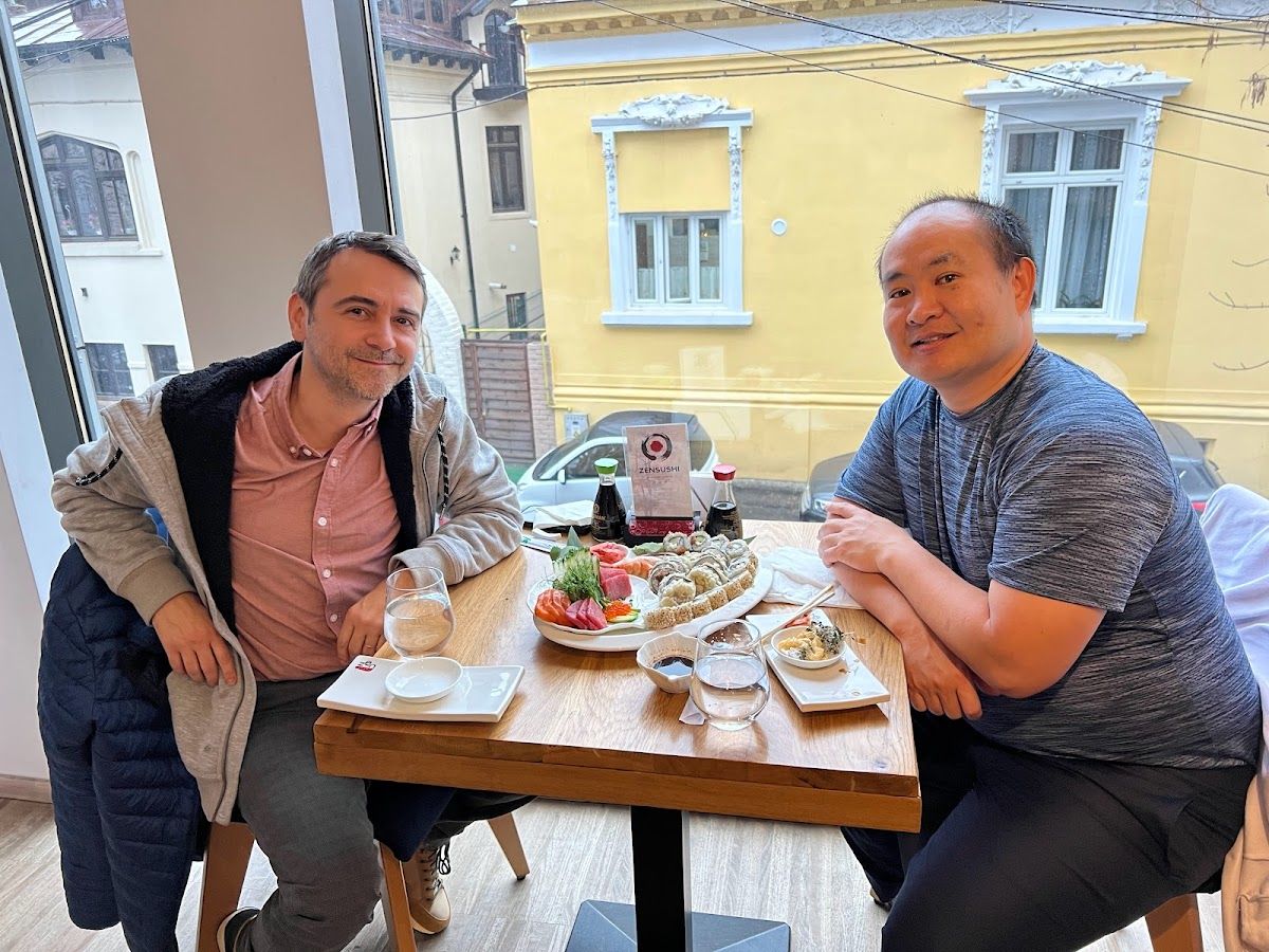 Dennis Yu with Valentin Radu