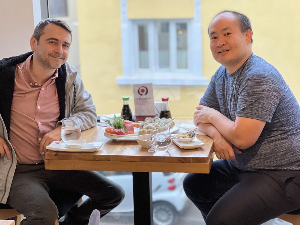 Dennis Yu with Valentin Radu