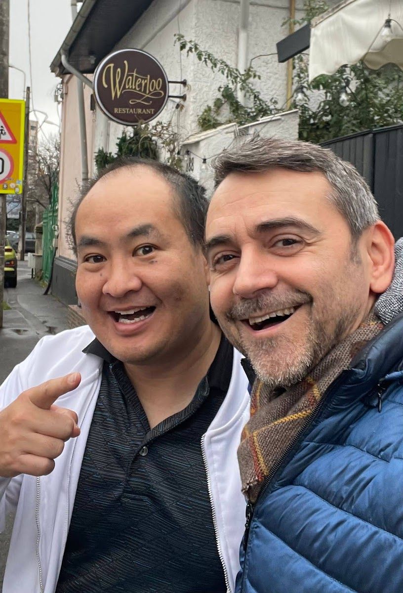 Dennis Yu with Valentin Radu