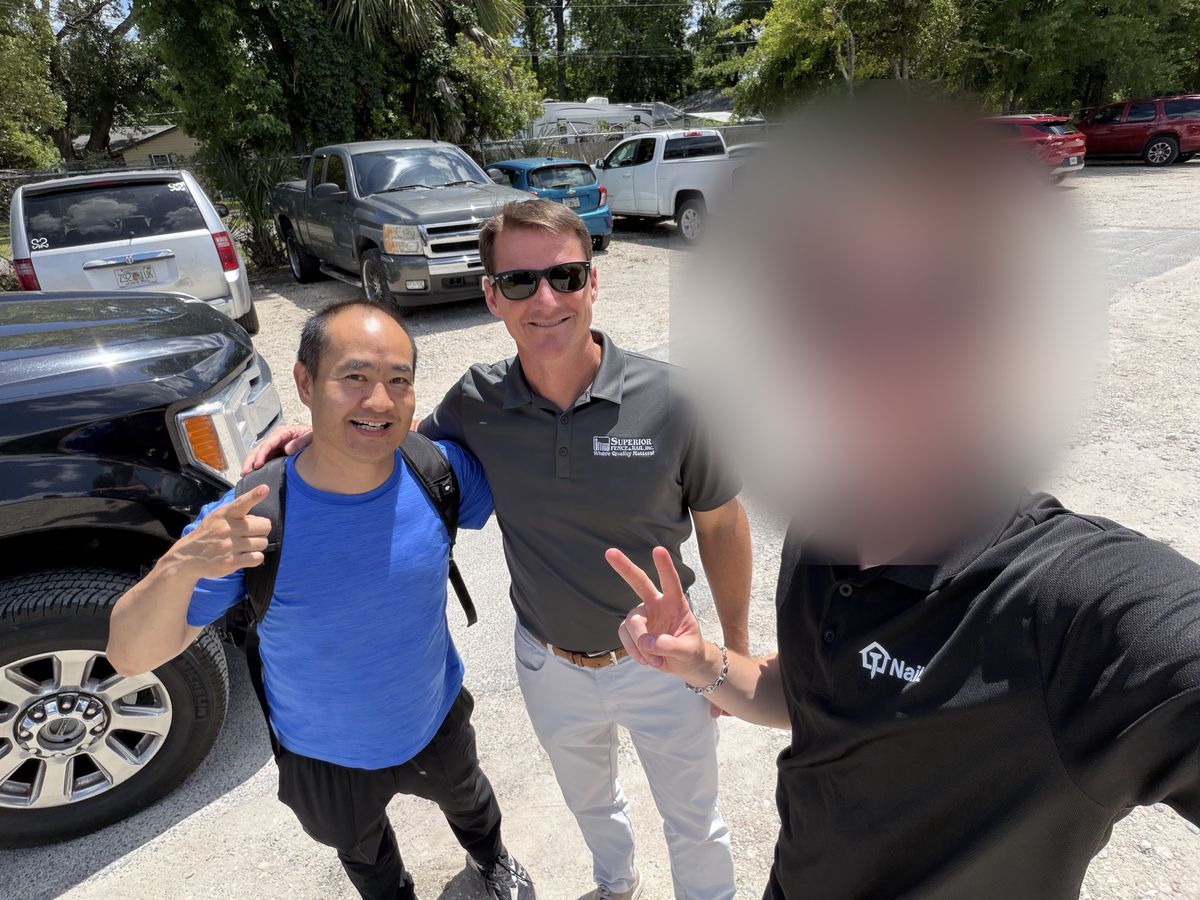 Dennis Yu with Zach Peyton